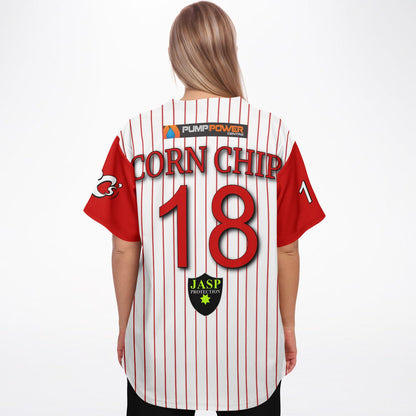 Corn Chip Clarke #18 Demons Baseball Jersey - Home