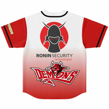 Ronin Demons Baseball Gold Sponsor Jersey