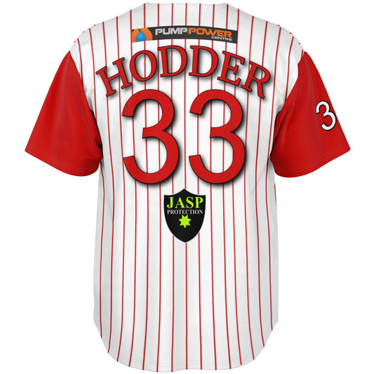 Steve Hodder #33 Demons Baseball Jersey - Home