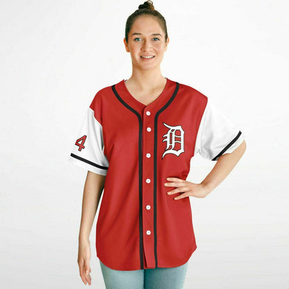 Sam Hanzel #44 - Demons Reversible Baseball Jersey - Home and Away copy