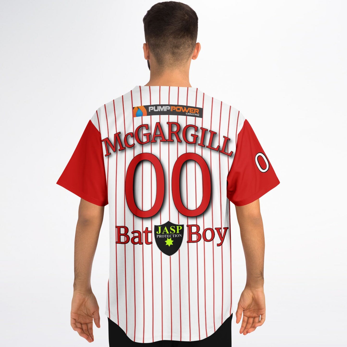 Logan McGargill #00 Demons Bat Boy Baseball Jersey - Home