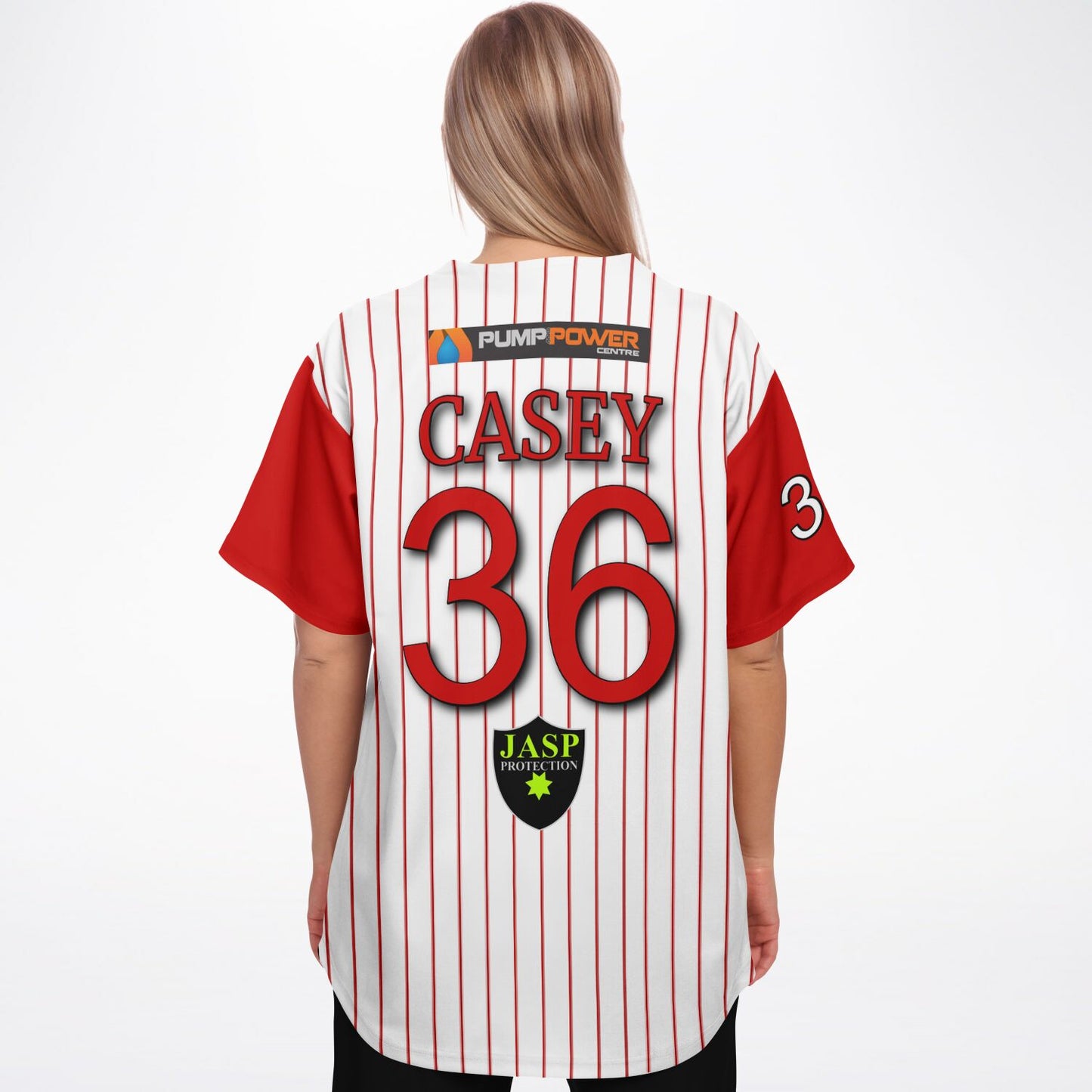Casey #36 Demons Baseball Jersey - Home