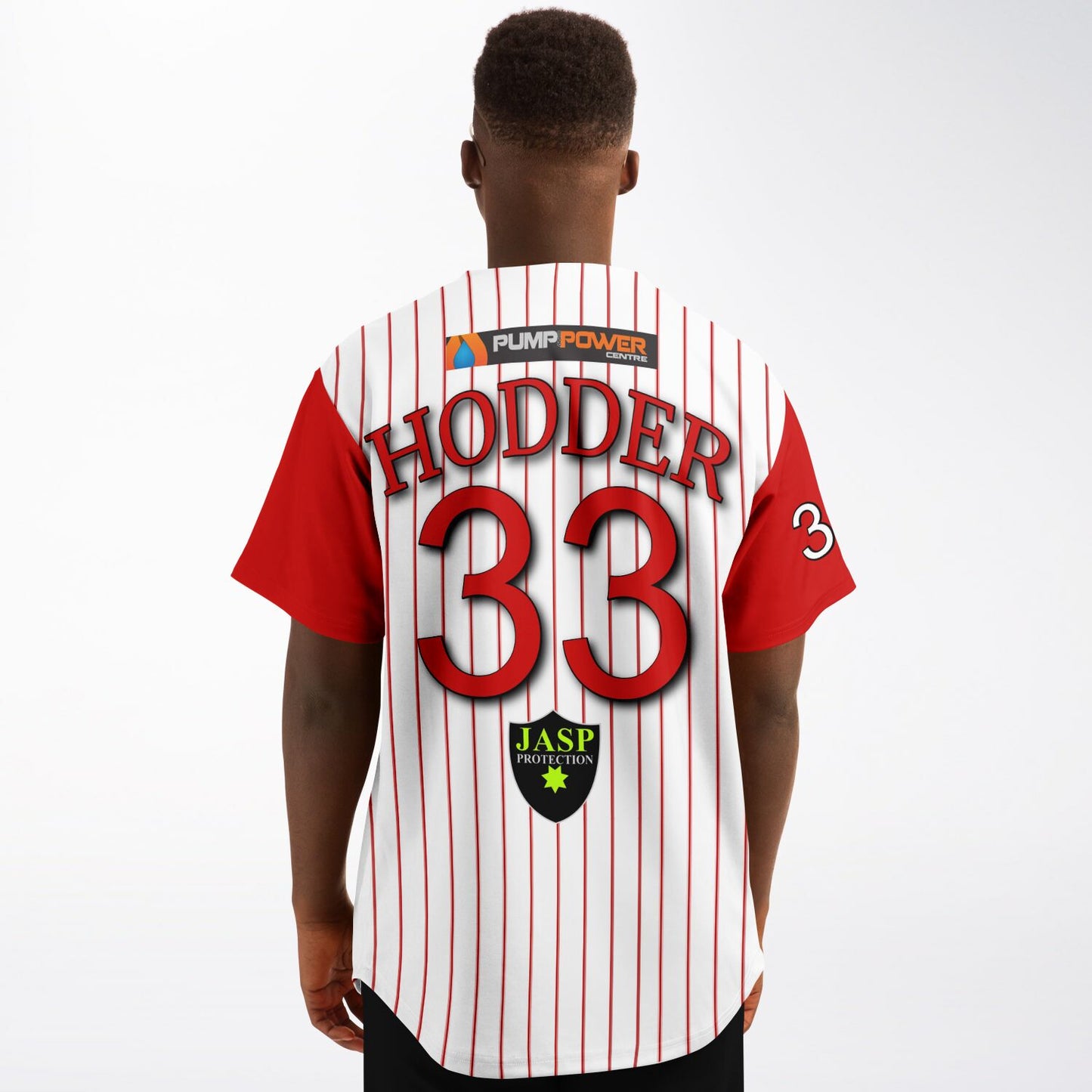 Steve Hodder #33 Demons Baseball Jersey - Home