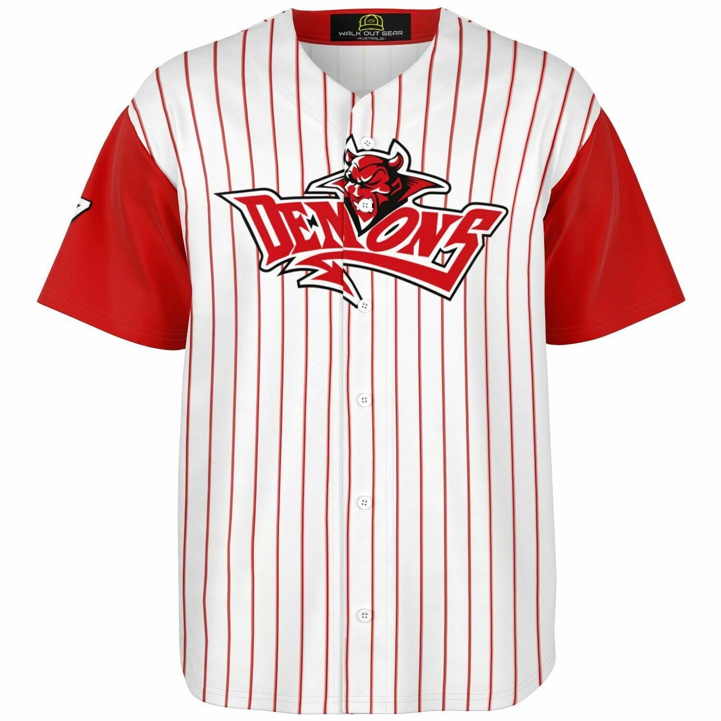 Levi Hansen #7 Demons Baseball Jersey - Home