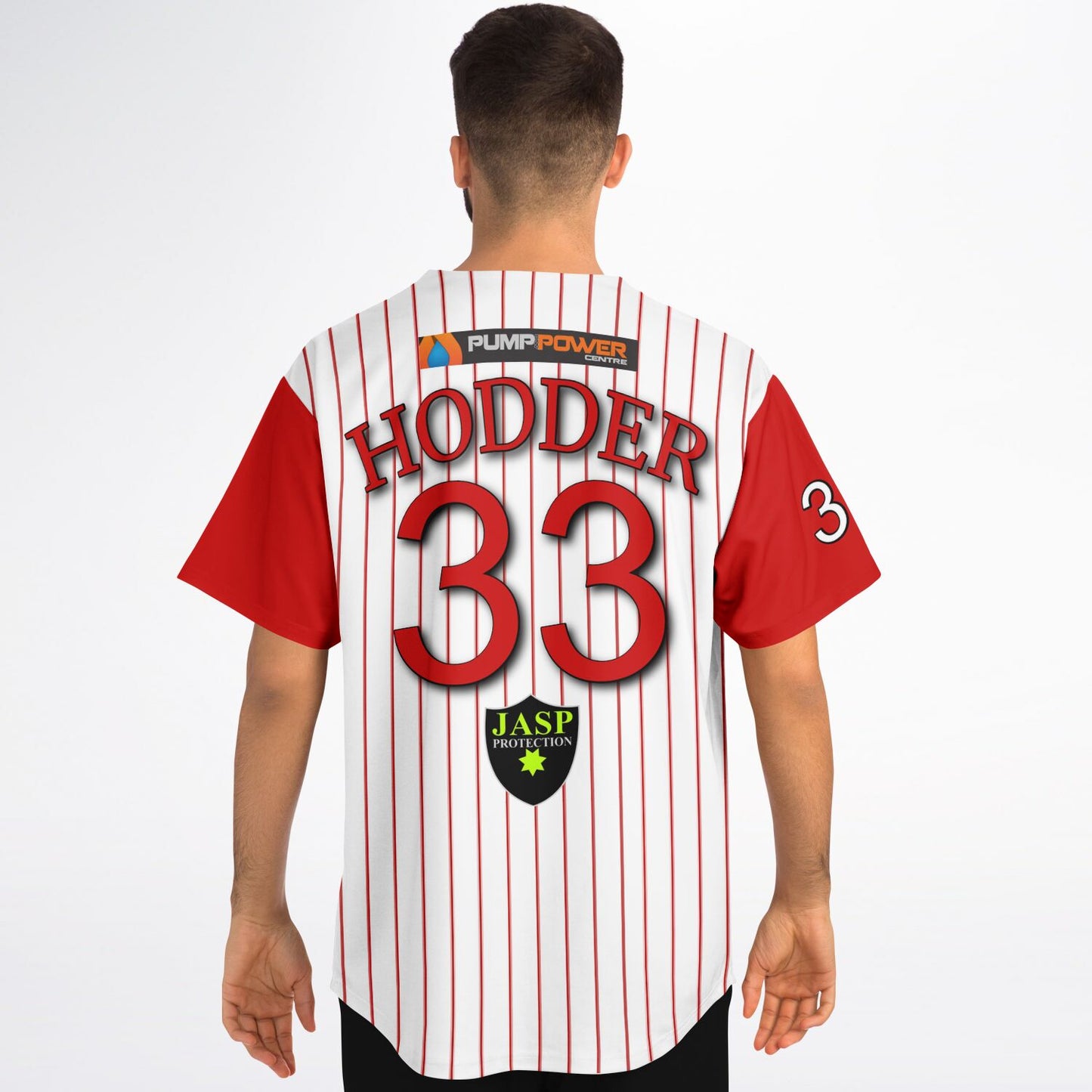 Steve Hodder #33 Demons Baseball Jersey - Home