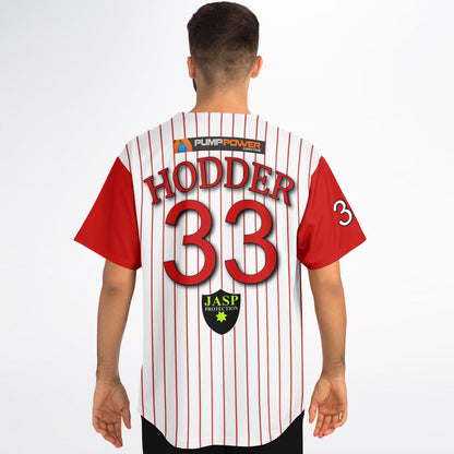 Steve Hodder #33 Demons Baseball Jersey - Home